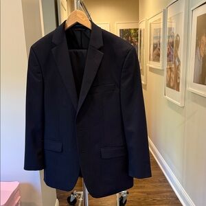 Classic men’s navy suit